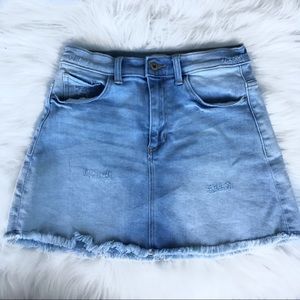 Denim Mini Skirt